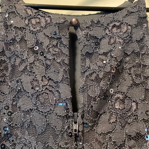 Sparkly, gray, tight fit dress - Picture 3 of 5